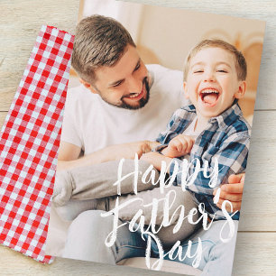 Cartes Pour Fêtes Annuelles Joyeuse Fête des Pères Simple Moderne Photo Person