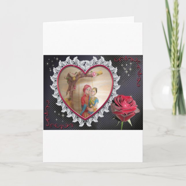 Cartes Pour Fêtes Annuelles Joyeuse journée des amants (Devant)