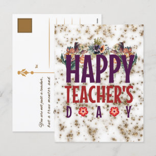 Cartes Pour Fêtes Annuelles Joyeuse Journée nationale des enseignants Apprécia