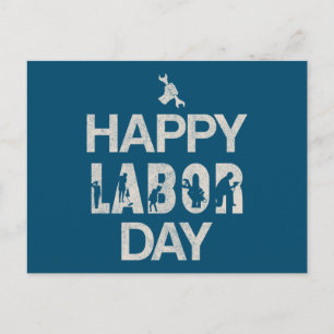 Cartes Pour Fêtes Annuelles Joyeuse Journée Patriotique Du Travail Pour Les Tr