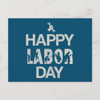 Cartes Pour Fêtes Annuelles Joyeuse Journée Patriotique Du Travail Pour Les Tr