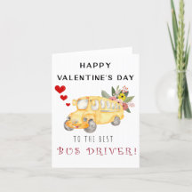 Joyeuse journée Valentines au meilleur conducteur