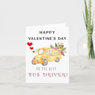 Cartes Pour Fêtes Annuelles Joyeuse journée Valentines au meilleur conducteur