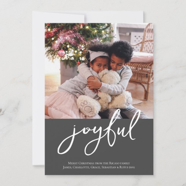 Cartes Pour Fêtes Annuelles Joyeuse Joyeuses Fêtes photo (Devant)