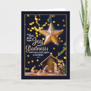 Cartes Pour Fêtes Annuelles Joyeuse Nativité de Noël sous l'écriture de l'arbr