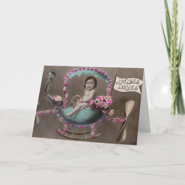 Cartes Pour Fêtes Annuelles Joyeuse Paques (Devant)