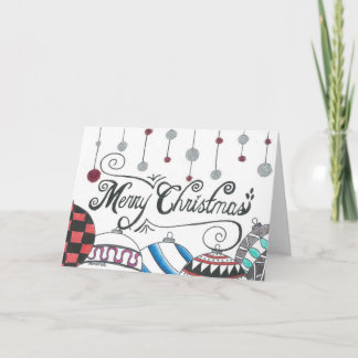 Cartes Pour Fêtes Annuelles Joyeuse Parties scintillant de Noël