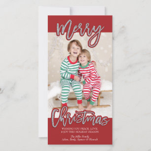 Cartes Pour Fêtes Annuelles Joyeuse photo de Noël