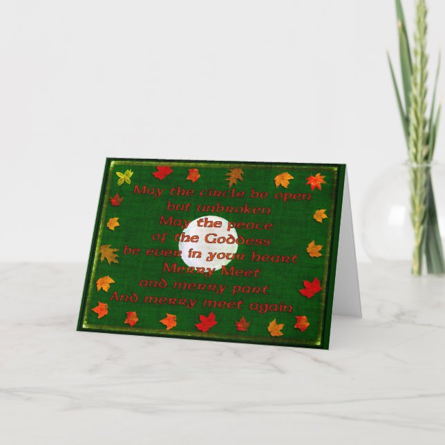 Cartes Pour Fêtes Annuelles Joyeuse rencontre (Devant)