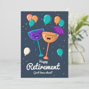 Cartes Pour Fêtes Annuelles Joyeuse retraite 