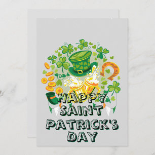 Cartes Pour Fêtes Annuelles Joyeuse Saint-Patrick