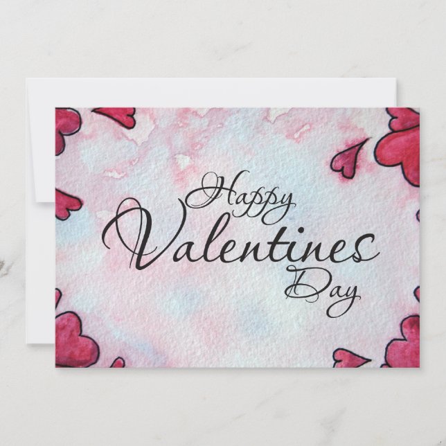 Cartes Pour Fêtes Annuelles Joyeuse Saint-Valentin (Devant)