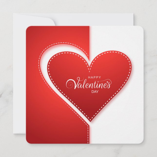 Cartes Pour Fêtes Annuelles Joyeuse Saint-Valentin (Devant)