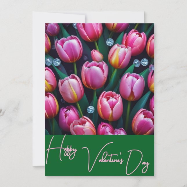 Cartes Pour Fêtes Annuelles Joyeuse Saint-Valentin 2 (Devant)
