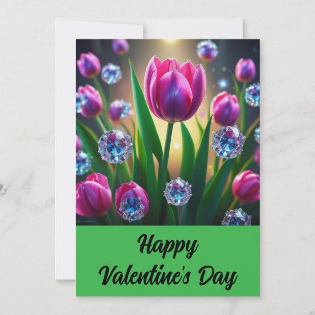 Cartes Pour Fêtes Annuelles Joyeuse Saint-Valentin 3 (Devant)