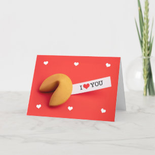 Cartes Pour Fêtes Annuelles Joyeuse Saint-Valentin à tous Biscuit Fortune Cook