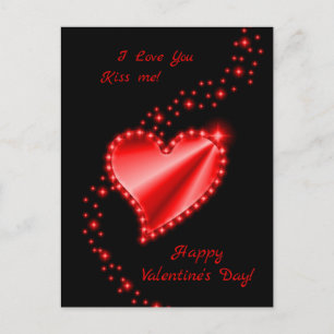 Cartes Pour Fêtes Annuelles Joyeuse Saint-Valentin - Cœur Arc-en-Ciel avec Éto
