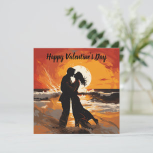 Cartes Pour Fêtes Annuelles Joyeuse Saint-Valentin Couple