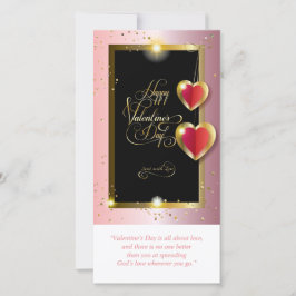 Cartes Pour Fêtes Annuelles Joyeuse Saint-Valentin Élégante Classique Magnifiq