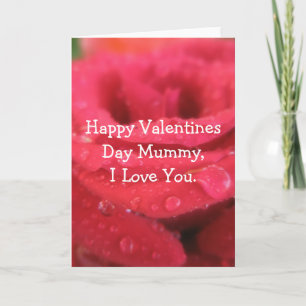 Cartes Pour Fêtes Annuelles Joyeuse Saint-Valentin Maman, Je T'Aime.