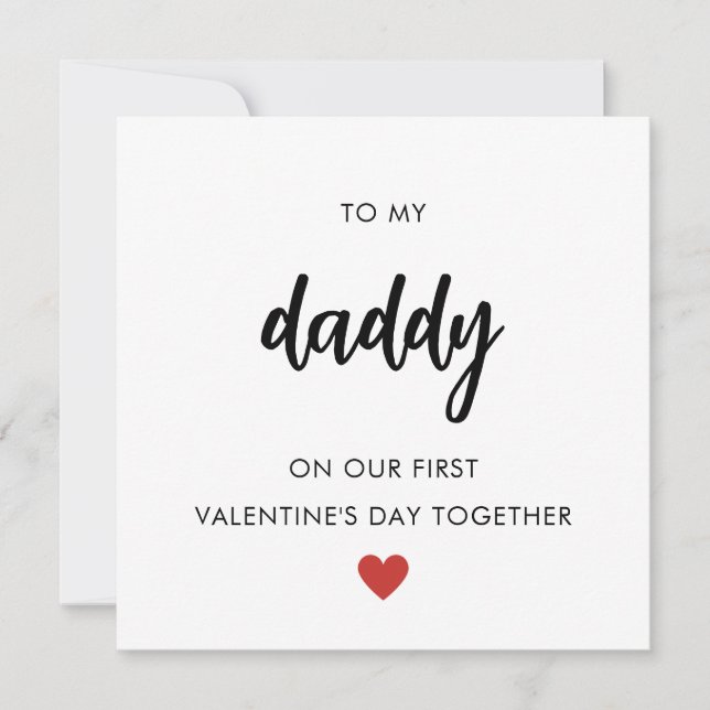 Cartes Pour Fêtes Annuelles Joyeuse Saint-Valentin pour Papa (Devant)