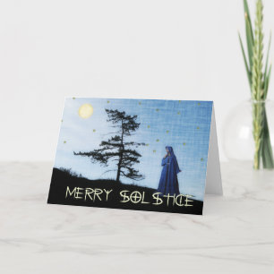 Cartes Pour Fêtes Annuelles Joyeuse soirée solstice