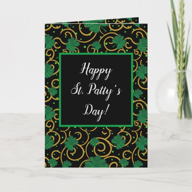 Cartes Pour Fêtes Annuelles Joyeuse St. Patrick      (Devant)