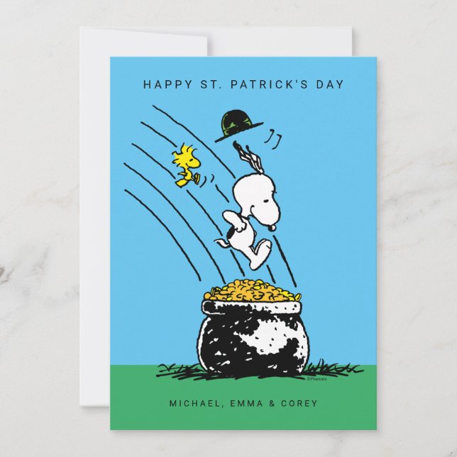 Cartes Pour Fêtes Annuelles Joyeuse St. Patrick à Woodstock (Devant)
