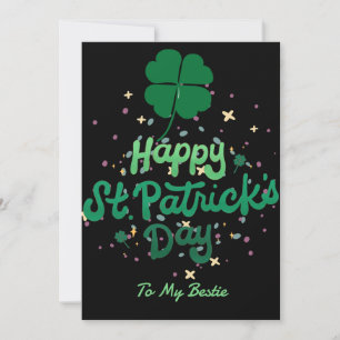 Cartes Pour Fêtes Annuelles Joyeuse St. patrick journée Chance Shamrocks Simpl