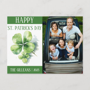 Cartes Pour Fêtes Annuelles Joyeuse St. Patrick Shamrocks famille 1 photo 