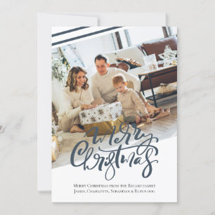 Cartes Pour Fêtes Annuelles Joyeuse Typographie de Noël