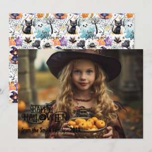 Cartes Pour Fêtes Annuelles Joyeuses Bonnes Fêtes Cartes photos Halloween