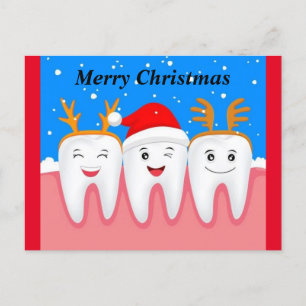 Cartes Pour Fêtes Annuelles Joyeuses dents de Noël