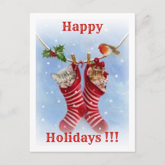 Cartes Pour Fêtes Annuelles Joyeuses Fêtes !!! (Devant)