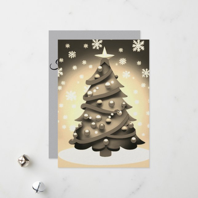 Cartes Pour Fêtes Annuelles Joyeuses fêtes (Devant/Arrière en situation)