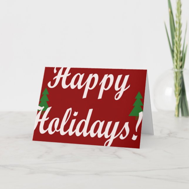 Cartes Pour Fêtes Annuelles Joyeuses fêtes (Devant)