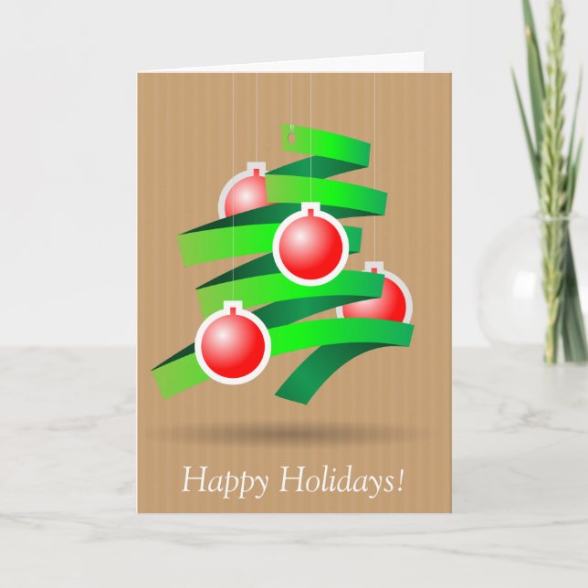 Cartes Pour Fêtes Annuelles Joyeuses fêtes (Devant)
