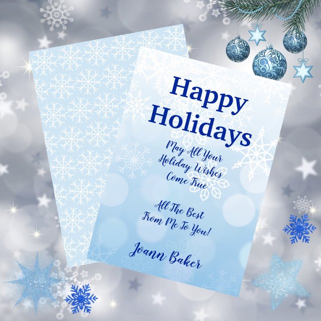 Cartes Pour Fêtes Annuelles Joyeuses fêtes (Happy Holidays Holiday Card)