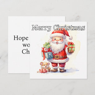 Cartes Pour Fêtes Annuelles Joyeuses Fêtes à Tous De Père Noël