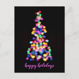 Cartes Pour Fêtes Annuelles Joyeuses fêtes Abstraites couleurs arborées