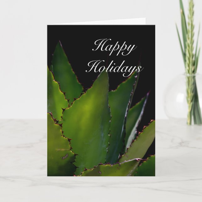 Cartes Pour Fêtes Annuelles Joyeuses fêtes, Agave (Devant)