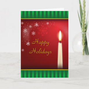 Cartes Pour Fêtes Annuelles Joyeuses fêtes aux chandelles