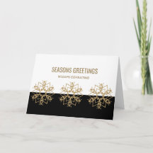 Joyeuses Fêtes Black White et Gold