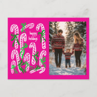 Joyeuses fêtes canne Candycanes PERSONNALISÉ