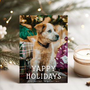 Cartes Pour Fêtes Annuelles Joyeuses Fêtes Chien Toutou Noël