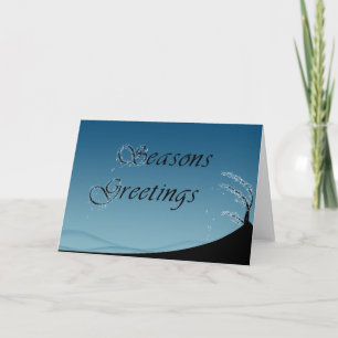 Cartes Pour Fêtes Annuelles Joyeuses Fêtes couverts de neige