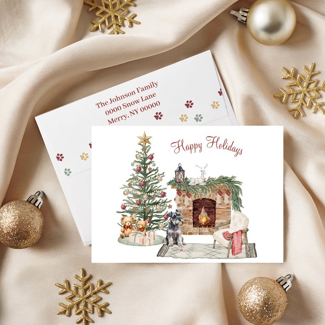 Cartes Pour Fêtes Annuelles Joyeuses fêtes de Pawlidays Design pour chien - Sc (Créateur téléchargé)