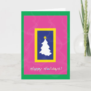 Cartes Pour Fêtes Annuelles Joyeuses fêtes   Design moderne de style Matisse