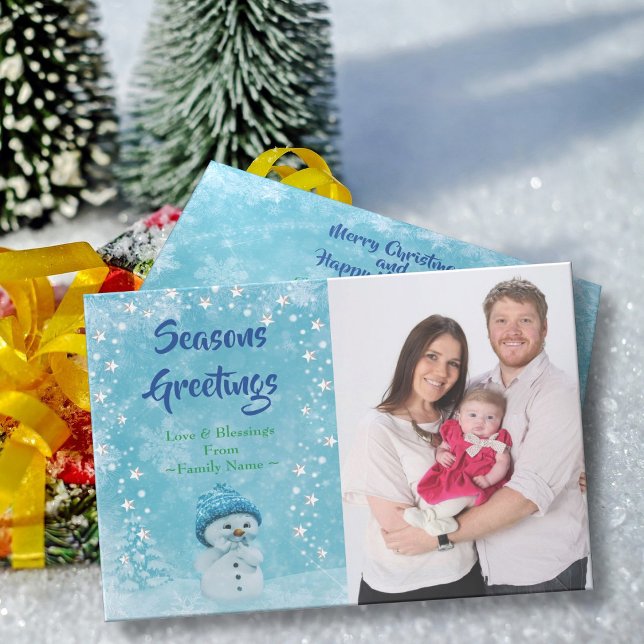 Cartes Pour Fêtes Annuelles Joyeuses Fêtes d'hiver Noël Nouvel An Photo (Créateur téléchargé)