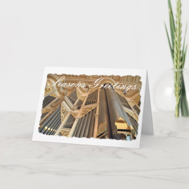 Cartes Pour Fêtes Annuelles Joyeuses Fêtes d'orgue de Sydney (Devant)